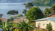 photo of the Patmos Children's Village with Lake Kivu in the background
