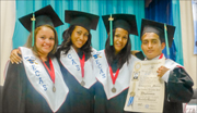 photo of the four graduates